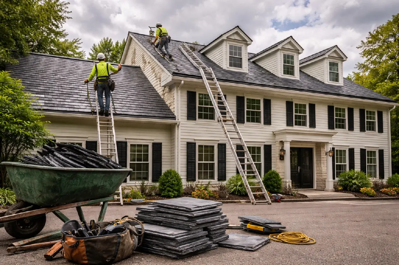 Aurora Roofing service in Big Woods